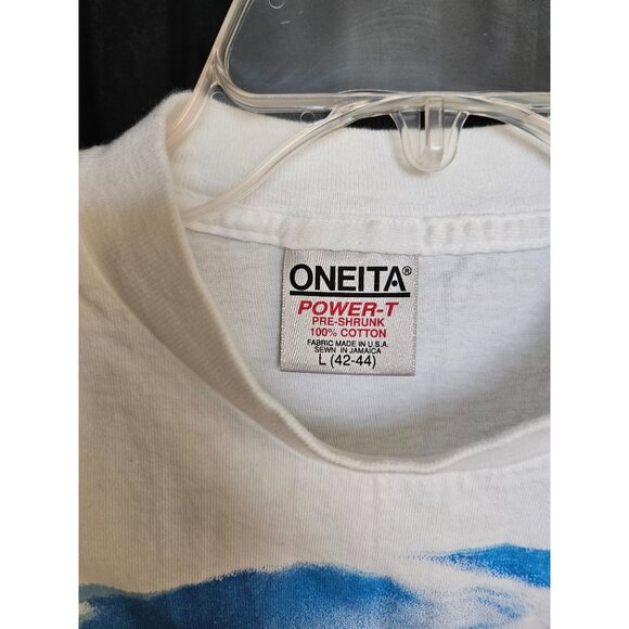 1993 Staggerwing Sophos Shirt Mens Size L Single Stitch Vintage Rare Oneita - Picture 4 of 5